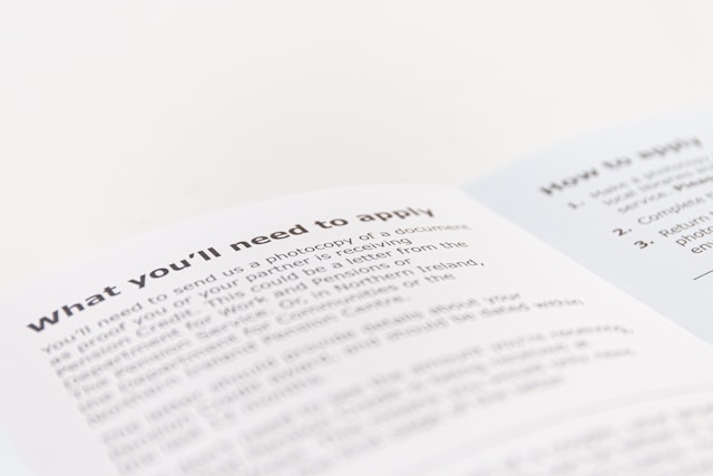 Corporate handbook desk